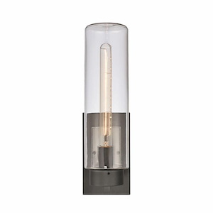 Rutherford Wharf - 1 Light Outdoor Wall Sconce In Mission Style-18 Inches Tall and 5.25 Inches Wide - 1274390