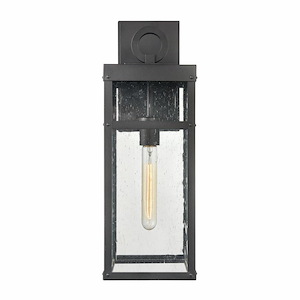 Oakdene Oak - 1 Light Outdoor Wall Sconce In Mission Style-19.5 Inches Tall and 6.5 Inches Wide
