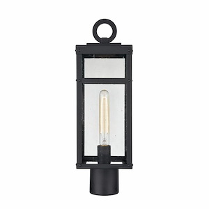 Oakdene Oak - 1 Light Outdoor Post Light In Mission Style-20 Inches Tall and 6 Inches Wide - 1274359