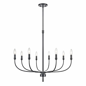 Stanhill Road - 8 Light Chandelier In Traditional Style-28 Inches Tall and 34 Inches Wide - 1120447