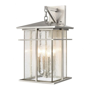 Nelson Drove - 4 Light Outdoor Wall Sconce In Glam Style-20 Inches Tall and 11 Inches Wide - 1274367
