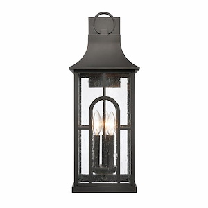Skipton Wharf - 3 Light Outdoor Wall Sconce In Traditional Style-23 Inches Tall and 8.5 Inches Wide