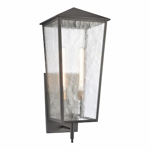 Lilliput Road - 2 Light Outdoor Wall Sconce In Farmhouse Style-32 Inches Tall and 13 Inches Wide