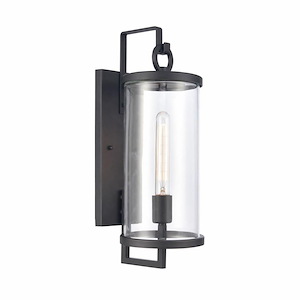 Moorland Downs - 1 Light Outdoor Wall Sconce In Farmhouse Style-17.75 Inches Tall and 6.25 Inches Wide