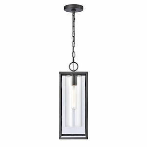 Village Promenade - 1 Light Outdoor Hanging Lantern In Farmhouse Style-19 Inches Tall and 7 Inches Wide - 1285099
