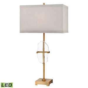 Passfield Crescent - 9W 1 LED Table Lamp In Mid-Century Modern Style-34 Inches Tall and 18 Inches Wide - 1304669
