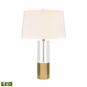Earnsdale Close - 9W 1 LED Table Lamp In Traditional Style-26 Inches Tall and 16 Inches Wide - 1305041