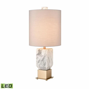 Adeney Close - 9W 1 LED Table Lamp In Contemporary Style-27 Inches Tall and 12 Inches Wide - 1305104