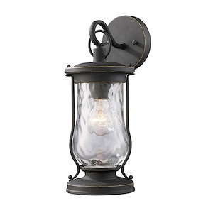 Traditional One Light Outdoor Wall Lantern - Porch Light