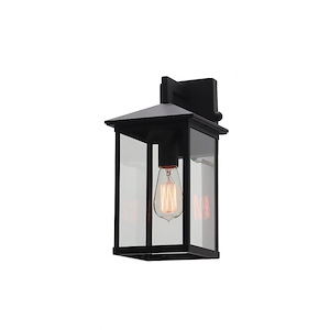Thurmon 2-Light Outdoor Wall Light in Transitional and Modern Style-13.85 Inches Tall and 7 Inches Wide