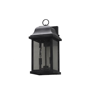 Aronson 1-Light Outdoor Wall Light in Transitional and Modern Style-16 Inches Tall and 7.24 Inches Wide