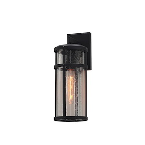 McClendon 1-Light Outdoor Wall Light in Transitional and Modern Style-16.5 Inches Tall and 6 Inches Wide