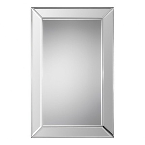 Frameless Mirror-34 Inches Tall and 22 Inches Wide - 1326275
