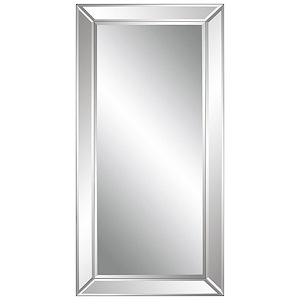 Frameless Mirror-48 Inches Tall and 24 Inches Wide - 1326198
