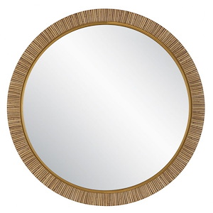 Round Mirror-30 Inches Tall and 30 Inches Wide - 1326254