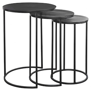 Nesting Table (Set of 3)-23.7 Inches Tall and 17 Inches Wide