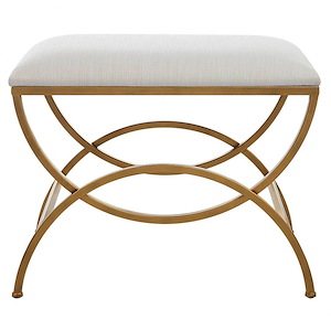 Accent Stool-19.38 Inches Tall and 23.75 Inches Wide