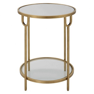 Two-Tier Side Table-24.25 Inches Tall and 17.25 Inches Wide