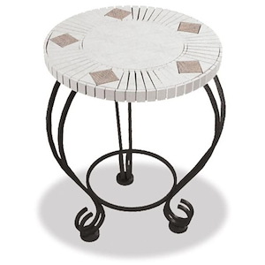 18 Inch Mosaic Tile Table