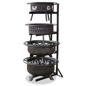 74.5 Inch Outdoor Firebowl Display Stand