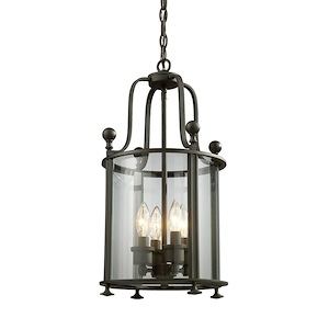 Brock Highway - 4 Light Pendant in Gothic Style - 11.5 Inches Wide by 21.63 Inches High - 1258776