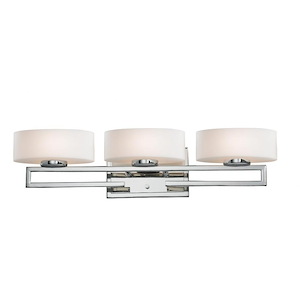 Sinclair Brambles - 3 Light Vanity Light in Art Moderne Style - 24.38 Inches Wide by 5.88 Inches High - 1259568