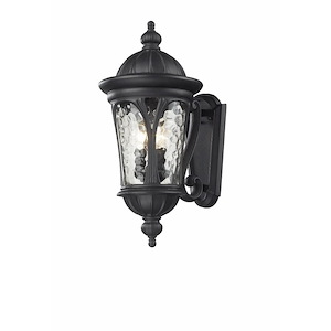 Arlington View - 3 Light Outdoor Wall Mount in Gothic Style - 9 Inches Wide by 19.5 Inches High