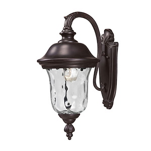 Green Woodlands - 1 Light Outdoor Wall Mount in Seaside Style - 8 Inches Wide by 15.75 Inches High - 1259140