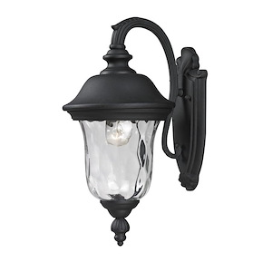 Green Woodlands - 1 Light Outdoor Wall Mount in Gothic Style - 8 Inches Wide by 15.75 Inches High - 1261115
