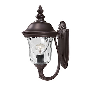 Green Woodlands - 1 Light Outdoor Wall Mount in Gothic Style - 8 Inches Wide by 15.75 Inches High - 1262063