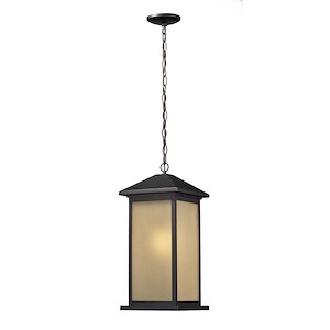 Kitchener Cedars - 1 Light Outdoor Chain Mount Lantern in Seaside Style - 9.5 Inches Wide by 20.75 Inches High
