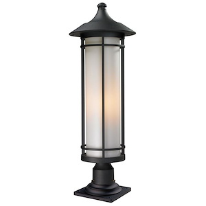 Aitken Road - 1 Light Outdoor Pier Mount Light In Period Inspired Style-30 Inches Tall and 10 Inches Wide - 1258703