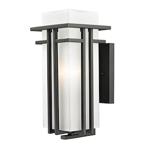 Darlington Heights - 1 Light Outdoor Wall Mount in Art Deco Style - 6.63 Inches Wide by 14.63 Inches High - 1258485