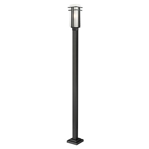 Darlington Heights - 1 Light Outdoor Post Mount Lantern in Art Deco Style - 9.5 Inches Wide by 114.25 Inches High - 1259413