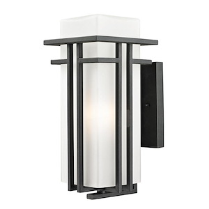 Darlington Heights - 1 Light Outdoor Wall Mount in Art Deco Style - 6.63 Inches Wide by 14.63 Inches High - 1258916