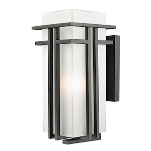 Darlington Heights - 1 Light Outdoor Wall Mount in Art Deco Style - 7.75 Inches Wide by 17 Inches High - 1260244
