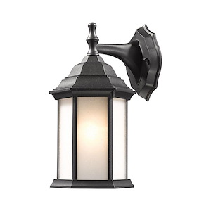 Frances Mews - 1 Light Outdoor Wall Mount in Gothic Style - 6.25 Inches Wide by 12 Inches High - 1257544