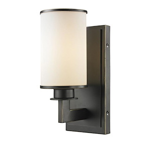 Walton Farm - 1 Light Wall Sconce in Art Moderne Style - 4.5 Inches Wide by 10.25 Inches High - 1257711