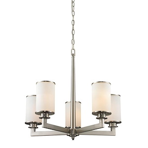 Walton Farm - 5 Light Chandelier In Midcentury Style-22 Inches Tall and 23.88 Inches Wide - 1259809