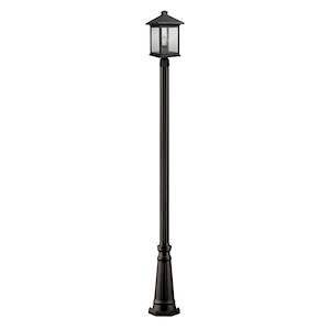 Fisher Fold - 1 Light Outdoor Post Mount Lantern in Seaside Style - 10 Inches Wide by 112.25 Inches High - 1261439