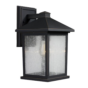 Fisher Fold - 1 Light Outdoor Wall Mount in Seaside Style - 8 Inches Wide by 14 Inches High - 1262265