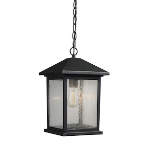 Fisher Fold - 1 Light Outdoor Chain Mount Lantern in Seaside Style - 8 Inches Wide by 13.5 Inches High - 1260318