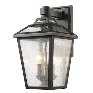 Charter Meadow - 3 Light Outdoor Wall Mount in Colonial Style - 9 Inches Wide by 16.63 Inches High - 1260021