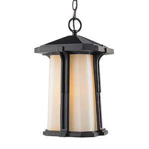 Jasmine Covert - 1 Light Outdoor Chain Mount Lantern in Seaside Style - 7.5 Inches Wide by 12 Inches High