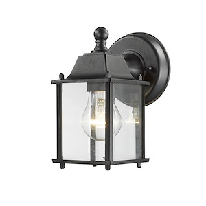 Frances Mews - 1 Light Outdoor Wall Mount in Urban Style - 6 Inches Wide by 8.38 Inches High