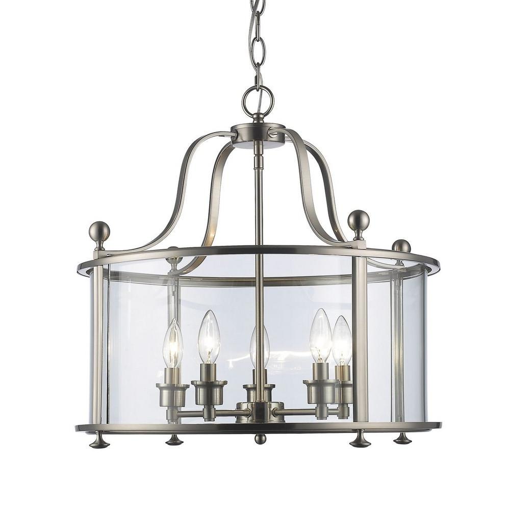 Bailey Street Home 372-BEL-495443 Brock Highway - 5 Light Pendant in Old World Style - 21.25 Inches Wide by 20 Inches High