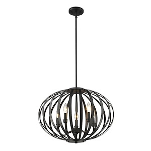 Ventnor Farm - 5 Light Pendant in Metropolitan Style - 20 Inches Wide by 16.75 Inches High - 1260478