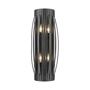 Ventnor Farm - 4 Light Wall Sconce in Utilitarian Style - 10.25 Inches Wide by 24 Inches High - 1260291