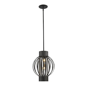 Ventnor Farm - 3 Light Pendant in Metropolitan Style - 12 Inches Wide by 17.25 Inches High - 1260212