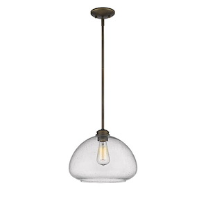 Uplands Grange - 1 Light Pendant in Traditional Style - 13 Inches Wide by 10 Inches High - 1260456